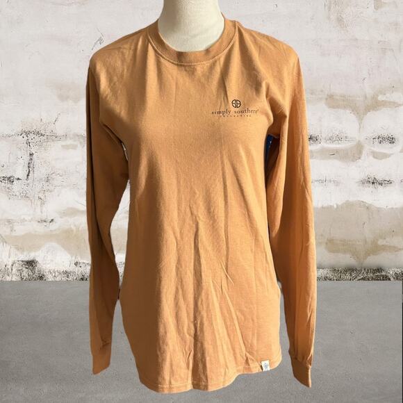 Simply Southern NWOT Long Sleeve T-Shirt with Sloth Size Small - Picture 1 of 4